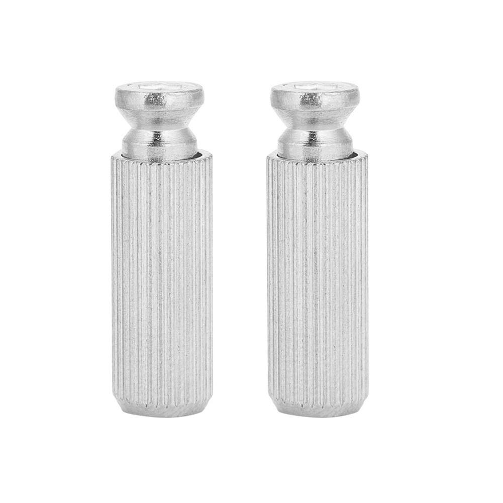 Tremolo Anchor Stud,2 Pcs 8mm Adjustable Electric Guitar Tremolo Bridge Studs & Anchors with copper-zinc alloy for Floyd Rose. (silver) Musical Instrument Accessories