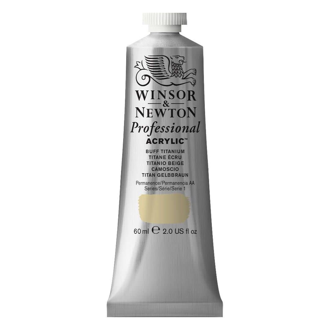 Winsor & Newton 2320060 60 ml Professional Acrylic Colour - Buff Titanium — image 1