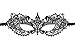 AbbyLexi Women's Pretty Lace Masquerade Halloween Party Eye Mask, Black