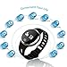Plustore Waterproof Bluetooth Bracelet Pedometer Calorie Bicycle Sleep Monitoring Smartwatch - Black