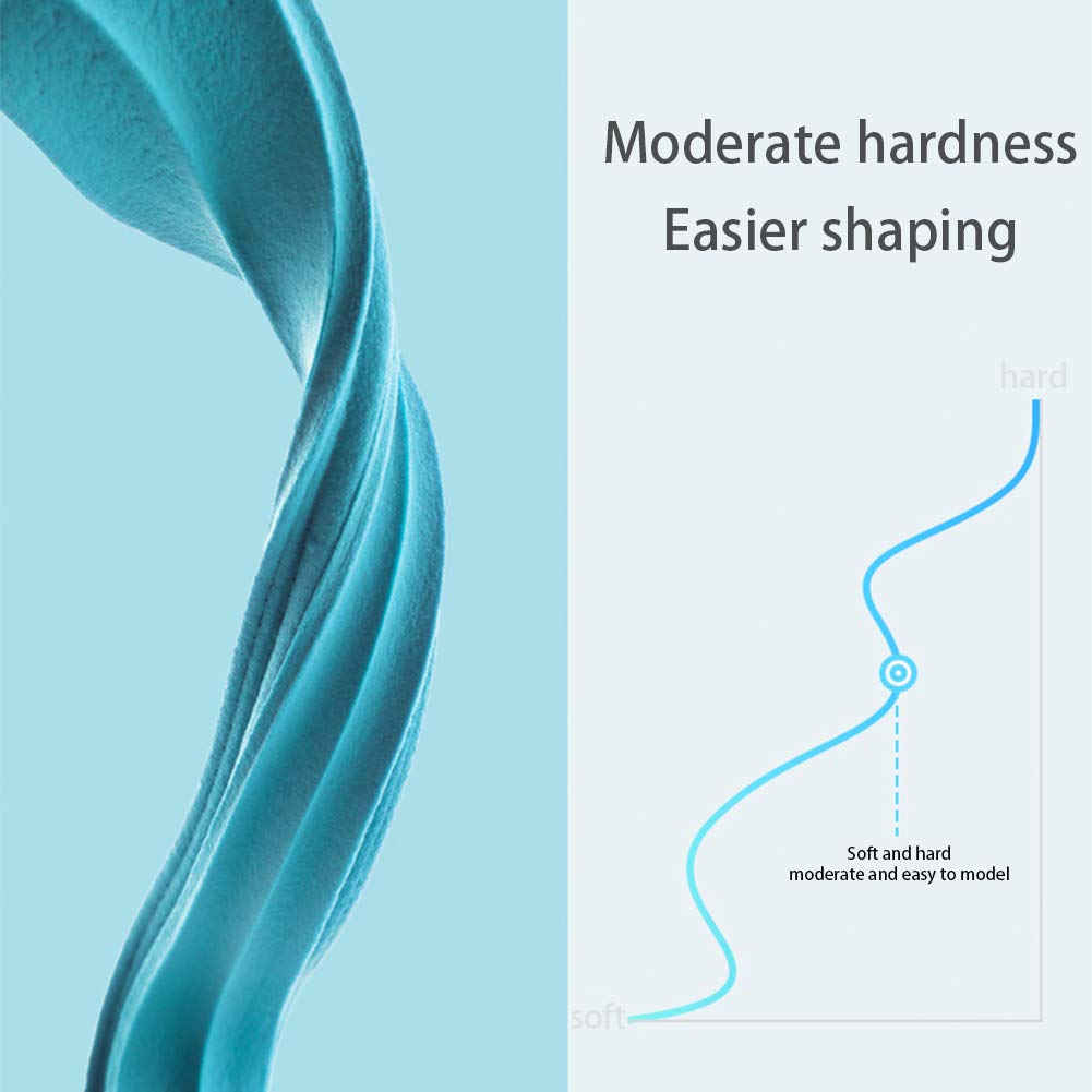 Amor 36 Colors Clay Set Ultra-light Safety DIY Air Dry Clay Modeling Magic with Tools for Children (0.65oz-0.7oz Per Color)