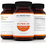 Dr. Dave's Best Ultra 85 Pharmaceutical Grade Fish Oil | 1275 mg Marine Lipid Omega 3 | 765 mg EPA | 255 mg DHA Per Liquid Softgel Capsule | Orange Flavor | Contains Vitamin D