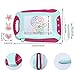 Wellchild Magnetic Drawing Board for Toddlers,Travel Size Toddlers Toys Colorful Erasable with One Carry Bag Magnet Pen and Three Stampers (XB009)