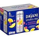 DASANI Sparkling Water Raspberry Lemonade Zero Calories, 12 fl oz, 8 Pack