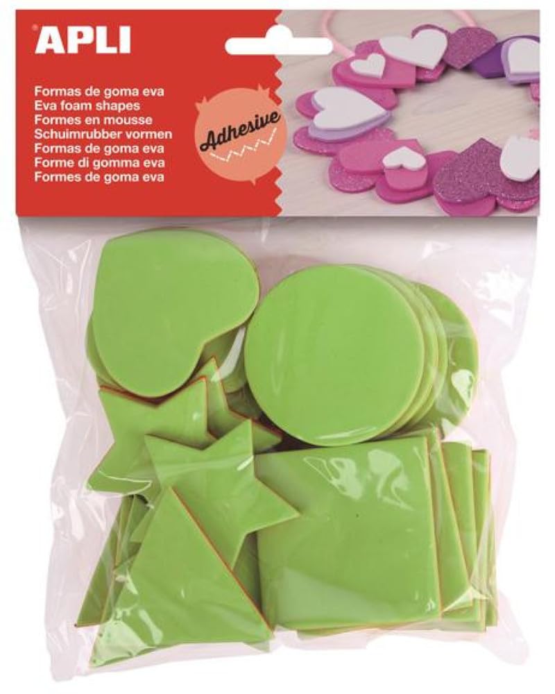 Herso APLI Kids EVA Shapes, Assorted