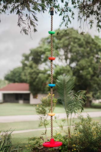 Swiggle Rope Bar Monkey Bars WAREAID Clibing Rope Tree Swing With Platfors And Disc ...