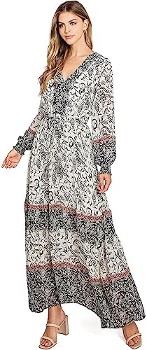 free people women's dixie floral print maxi dress Free People Women's Dixie Floral Print Maxi Dress
