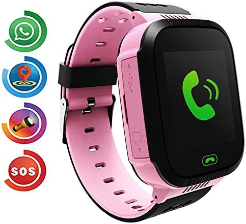 Benobby Kids Smart Watch Phone for Boys Girls Children GPS Touch Phone Wrist Watch with 1.44"Touch Screen & Anti-Lost SOS Call GPS LBS Locator Smartwatches for Kids Gift, Compatible with iOS & Android
