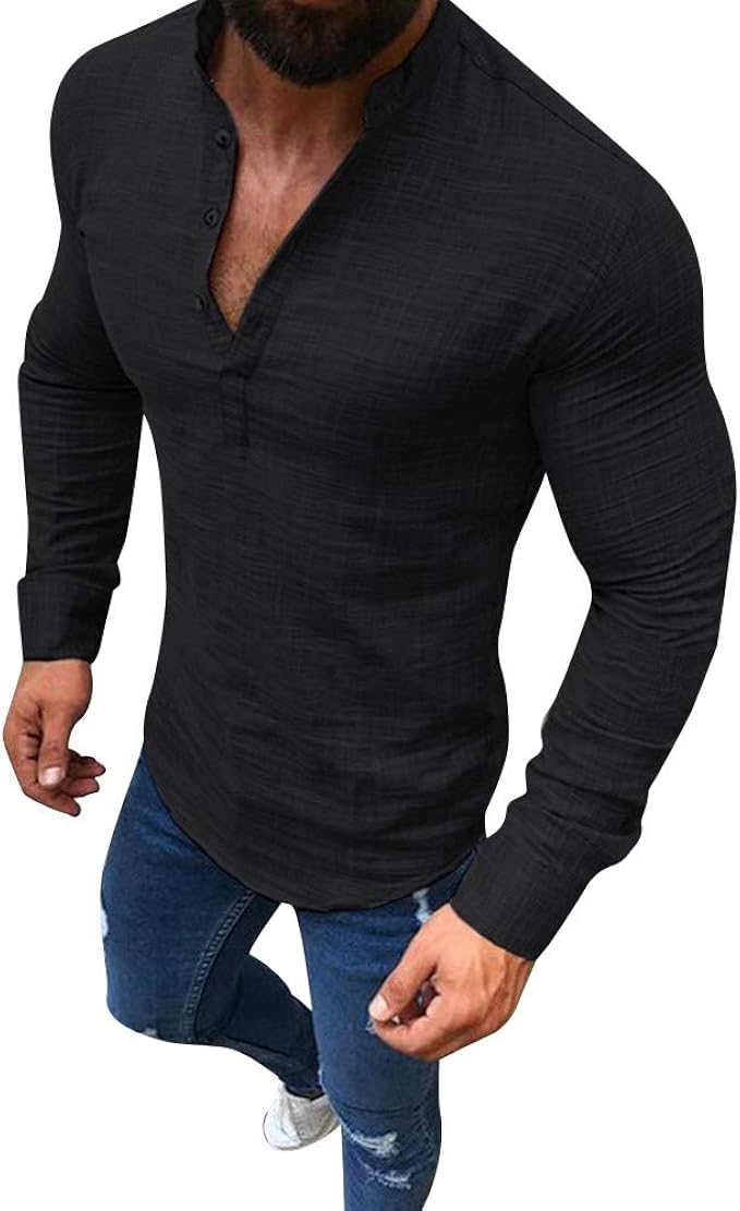 muscle fit button up