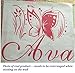 Charming Personalized Name & Butterflies Vinyl Wall Decal Sticker Home Decor for Girls' Room -You Choose Name and Color