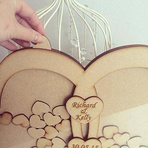 Wedding Guestbook, Wooden Guest Book, Sweet 16