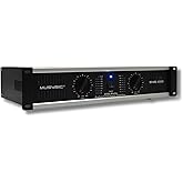 MUSYSIC Professional Power Amplifier 2 Channel 4500W - Home Audio Component Amplifiers for DJ, PA System, Speakers - high Quality Stereo Amp with Digital Audio Processing - Stereo XLR & 1/4" Inputs