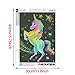Unicorn Adults' Paint by Number Kits for Full Drill DIY 5D Diamond Painting,Crystal Rhinestone Diamond Embroidery Pictures Arts Craft for Home Wall Decor,Colorful Unicorns