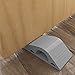RockStar Concepts Door Stopper Rubber Stop Floor Wedge Holder Doorstop | Premium Quality Non Slip All Surface Decorative Security Doorstopper | Stops (3 Pack - Gray)