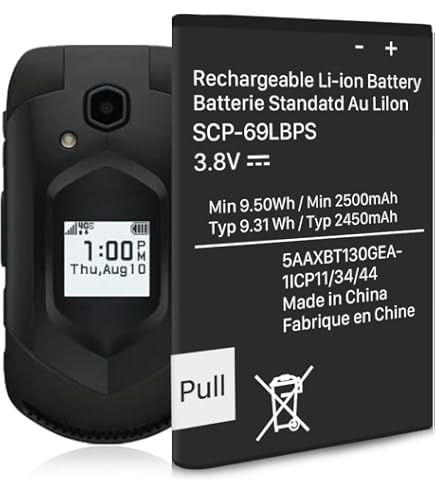 Amazon.com: SCP-69LBPS / SCP-63LBPS Battery for Kyocera DuraXV