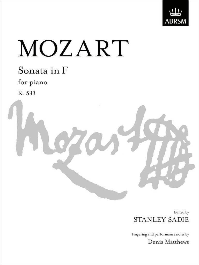 Mozart Sonata in F K. 533 (Signature S.)