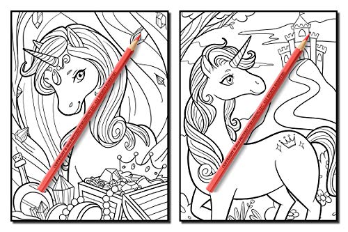 Download Cute Unicorns An Adult Coloring Book With Magical Fantasy Creatures Adorable Kawaii Princesses And Whimsical Forest Scenes For Relaxation Pricepulse