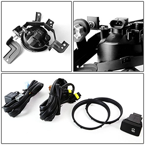 DNA MOTORING FL-HCRV07-CH Front Bumper Fog Light, Driver and Passenger Side