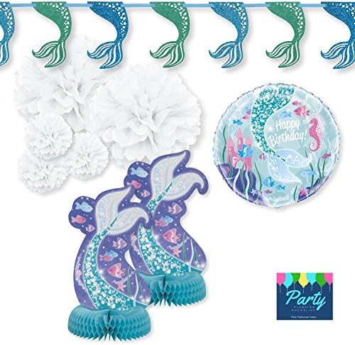 Mermaid Party Supplies Decoration Kit by Party Tableware Today