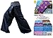 LannaPremium 2 Tone Thai Fisherman Pants Yoga Trousers Free Size Plus Size Cotton Dark Blue and Drill Striped Gray