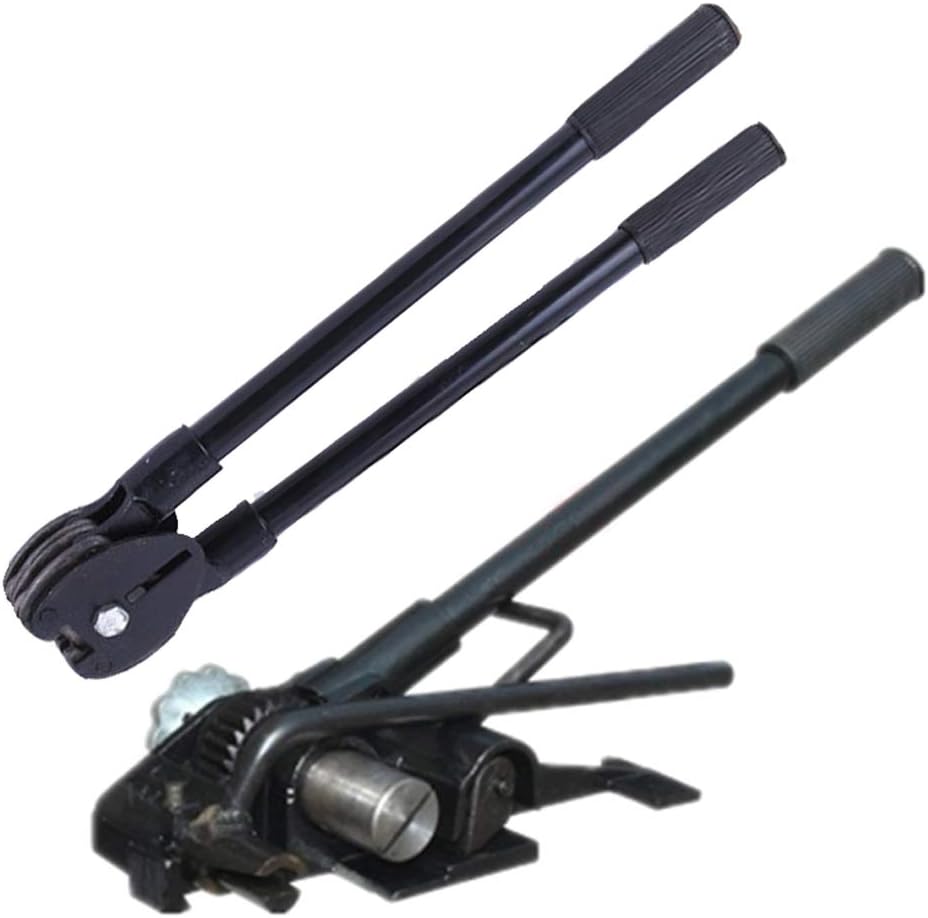 Tensioner Steel Strapping Machine Manual Banding Tool Combination Steel Belt Packing Machine for 32mm Steel Straps Tensioner
