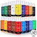 Acrylic Paint Set by Color Technik, Artist Quality, Large Set - 18x59ml (2-Ounce) Bottles, Best Colors for Painting Canvas, Wood, Clay, Fabric, Nail Art & Ceramic, Rich Pigments, Heavy Body, Gift Box primary