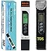GlowGeek Professional Quality TDS, EC & Temperature Meter, Water Quality Test Meter,0-9990ppm.Accurate and Reliable Water Test Meter. Ideal for Drinking Water, Aquariums - White