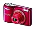 Nikon COOLPIX L32 Digital Camera with 5x Wide-Angle NIKKOR Zoom Lens (Red) (Renewed)