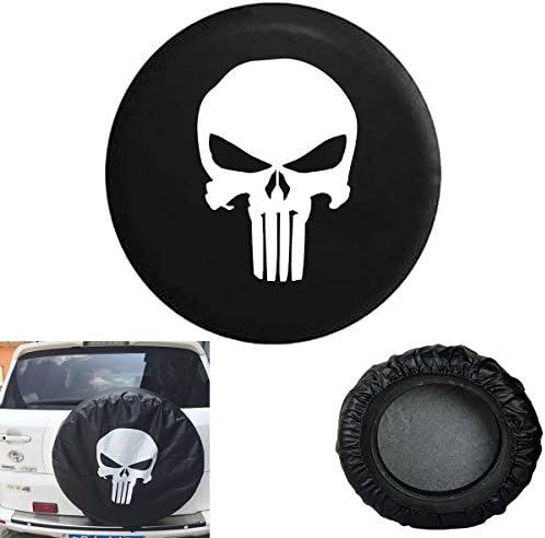 Jeep Spare Tire Cover Punisher Skull (15R)
