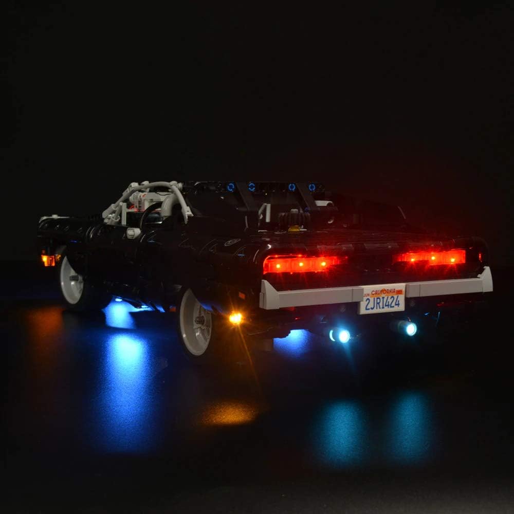 SIROD Kyglaring LED Light Kit for LEGO 42111 Fast & Furious Dodge