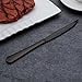 HOMQUEN 6-Pieces Stainless Steel Steak Knives Set, Black Knife Set-Use for Home Kitchen or Restaurant (Black)