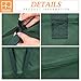 Patiomore Collapsible Garden Bag 45 Gallons Leaf Yard Reusable Waste Bags Lawn Gardening Container with Dual Handles