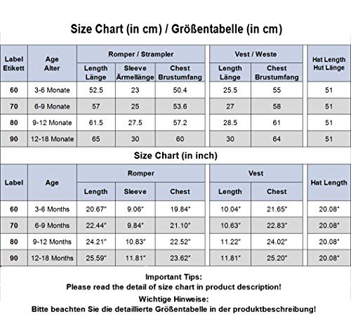ZOEREA Baby Jongens Outfit Set Driedelig Kleding Romper + Hesje + Hoed Vlinderdas Kinderen Gentleman Banket Ceremonie… - Image 8