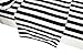 Kuality Black White Striped Brushed Microfiber Bedding 4pc, Wrinkle,Stain & Fade Resistant Easy Care Soft Bed Sheet Set(1 Fitted Sheet, 1 Flat Sheet, 2 Pillow Cases/Shams), Queen Size, Stripe Pattern
