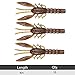RUNCL ProBite Crawfish Baits Crawfish Red 4in, Soft Fishing Lures (Pack of 15)