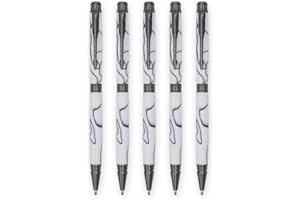 RI ZHENG AS-BP606#5-GM, DIYKITSMALL, Gun metal archer pen kits, Woodturning Kit (5 pack)