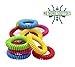 NO MORE SQUITOES Mosquito Repellent Bracelet 10 unit 2 X 5-Unit Resealable Bag 100% Natural Mosquito Repellent Deet Free Guaranteed to Work Fast Easy Repel All Insects Kid Safe Camping Fishing Hiking