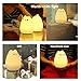 Excelvan Cute Cat Table Lamp Kitty Silicon Night Light LED with Sensitive Tap Control 7 Changing LED Romantic and Warm White Modes Kids Gift for Bedroom Bar Club Lounge