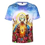 Boy's Borderlands 3 Game T Shirts, Unisex 3D Printed Tops Tees 1-M