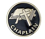 Chaplain Cross Enamel Gold Tone Lapel Pin (1 pack)