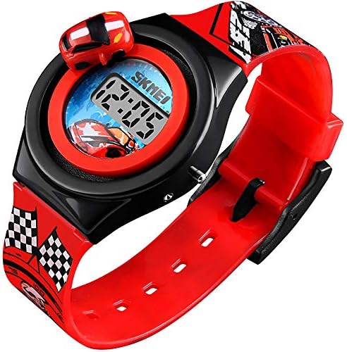 Kids Digital Watch Silicone Band Waterproof Cartoon Wristwatches for Children Toddler Birthday Gift Toy Boys Girls Little Child