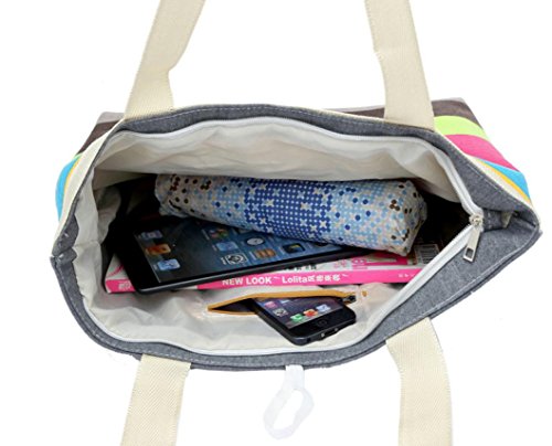 Shopping Handbag,Hemlock Women Canvas