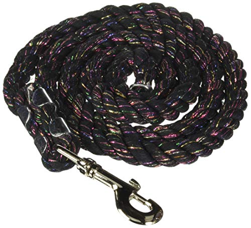 Perri’s Cotton Lead, Black/Glitter, 1/2″