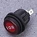 WINOMO 3 Pin Round Rocker Toggle ON/Off Waterproof 6A/250V SPDT Switch Button for Truck Camper