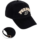Desert Cactus Purdue University Baseball Hat Boilermakers Brimmed Embroidered Hats Cap Adjustable Cloth Strap Adult (Style F1) Black