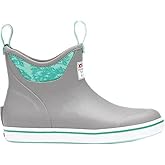 Xtratuf WOMEN'S SALMON SISTERS 6 IN ANKLE DECK BOOT Gray/Kelp