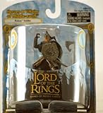 2004 - New Line / Play Along - Lord of the Rings : Armies of Middle Earth - Rohan Soldier Battle Scale Figure - Heroes & Villains of Middle Earth - Rare - Out of Production - Limited Edition - Colelctible