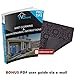 Premium Rubber Doormat By TVD Home - Low Profile Indoor & Outdoor Charcoal Gray Mat - Easily Washable & Stain Resistant - Non Skid Backing - Large 31x19 Inch Size + Bonus Pro Tips Guide (Gray)