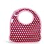 Built 2 PieceMess Mate Infant Bib, In Baby Pink Mini Dots