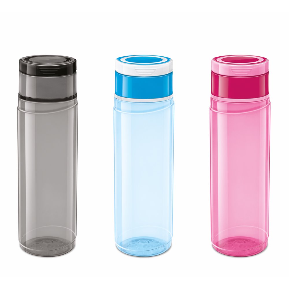 Milton Vegas Plastic Water Bottle Set, 1 Litre, Set of 3, Multicolour